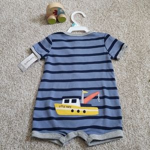 Boys 6 month summer romper